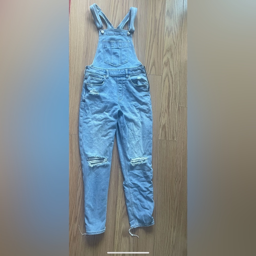 Distressed Overalls